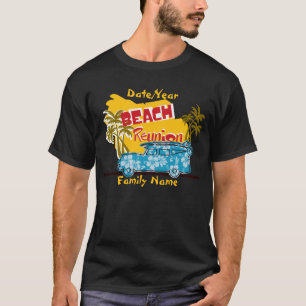 Camiseta Reunião da Família de Praia de Verão