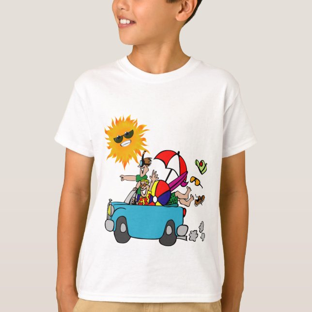 Camiseta Reunião da família do partido Beach (Frente)