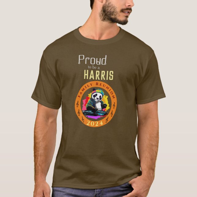 Camiseta Reunião da família Harris (Frente)