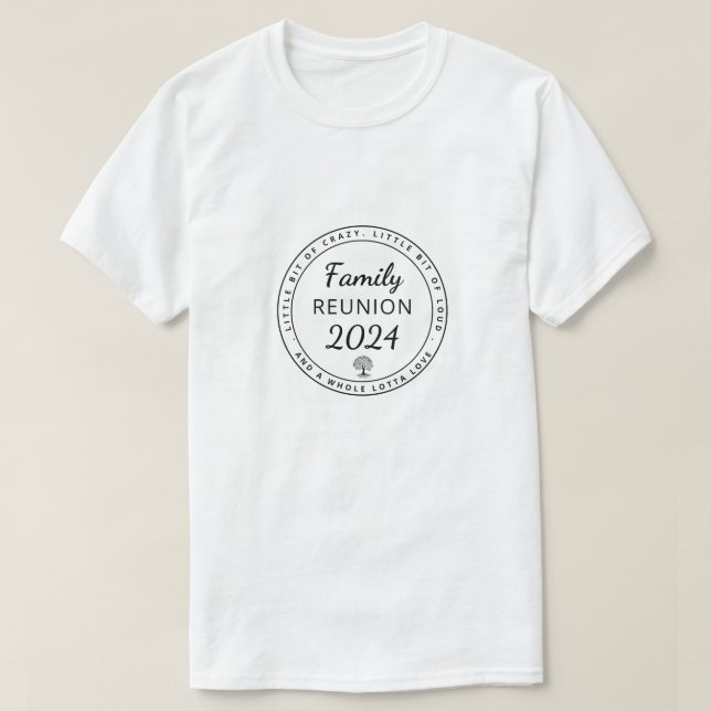 Camiseta Reunião da família negra engraçada 2024 (Frente do Design)