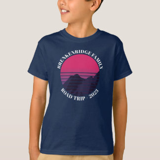 Camiseta Reunião da Família Retroativa de Viagem em Estrada