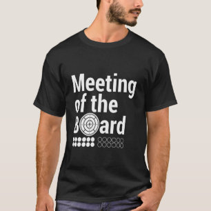 Camiseta Reunião de Amante Entusiasta de Jogo de Tabuleiro