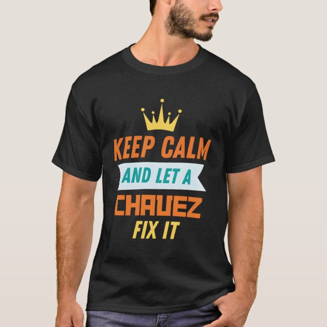 Camiseta Reunião de Árvore Familiar Chavez Surname (Frente)