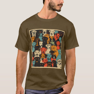 Camiseta Reunião de cães