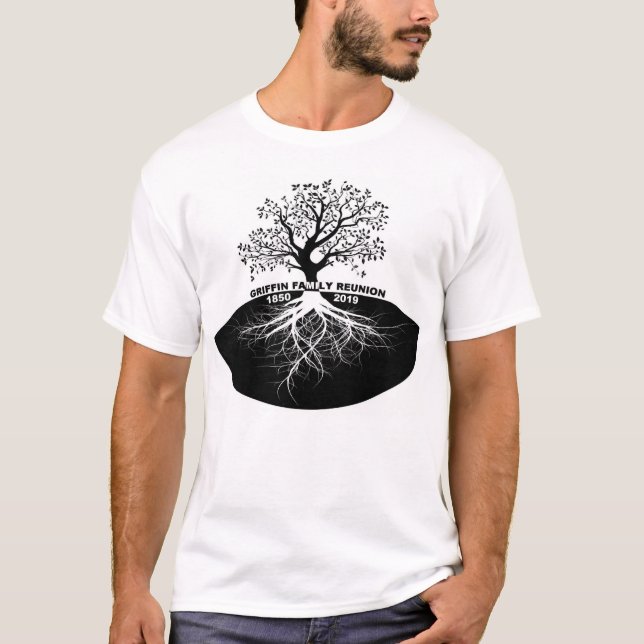 Camiseta Reunião de família 2019 do grifo - homens (Frente)