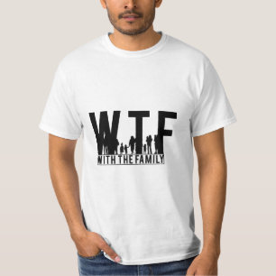 Camiseta reunião de família com a WTF