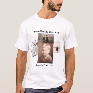 Camiseta Reunião de família de Steele