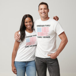 Camiseta Reunião de Família Feliz 4 de Julho