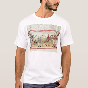 Camiseta Reunião de Hernando Cortes e de Montezuma