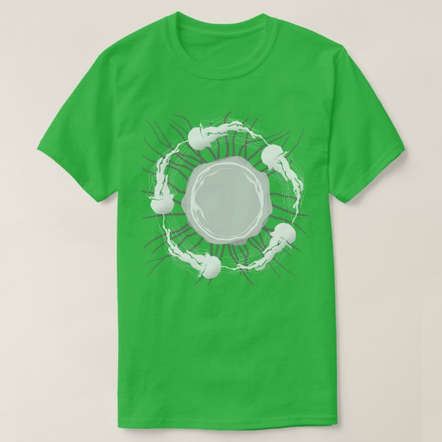 Camiseta Reunião de medusas (Frente do Design)