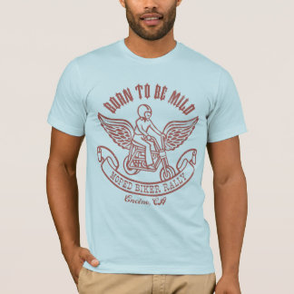 Camiseta Reunião do motociclista do Moped