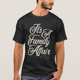 Camiseta Reunião Familiar 2025 Festa Engraçado Festa Famili