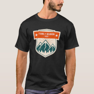 Camiseta Reunião Familiar Montanha em Combinação com Férias