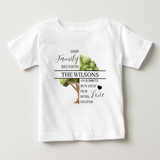 Camiseta Reunião Familiar Raiz e Amor Profundo (Frente)