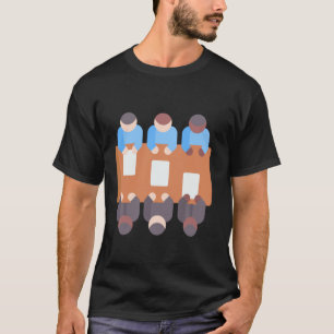 Camiseta Reunião na Sala de Conferências Reunião do Conselh