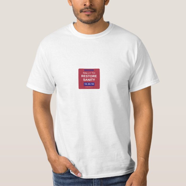 Camiseta Reunião para restaurar a sanidade (Frente)