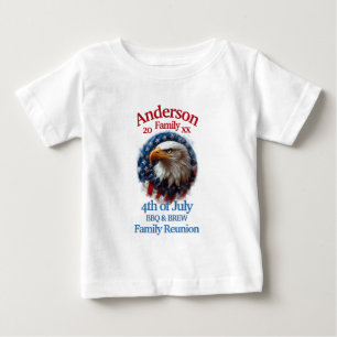 Camiseta Reunião Patriótica da Família - 4 de julho de CHUR