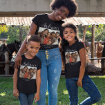 Camiseta Reunião Personalizada da Família de Fotos<br><div class="desc">Mostre seu orgulho familiar em estilo na sua próxima reunião ou se reunindo com nossas t-shirts personalizadas. Personalize-os com uma foto de família apreciada e selecione seu próprio texto. Não apenas t-shirts comuns,  estas são memórias que podemos vestir. Perfeito para momentos da família fazer ainda mais inesquecível!</div>