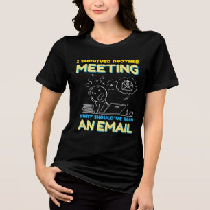 Camiseta Reunião que deveria ter sido um e-mail - Escritóri