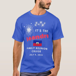 Camiseta Reuniões da família Fireworks Leandre 2023.