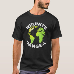 Camiseta Reunir a História Geográfica de Pangea Geologia