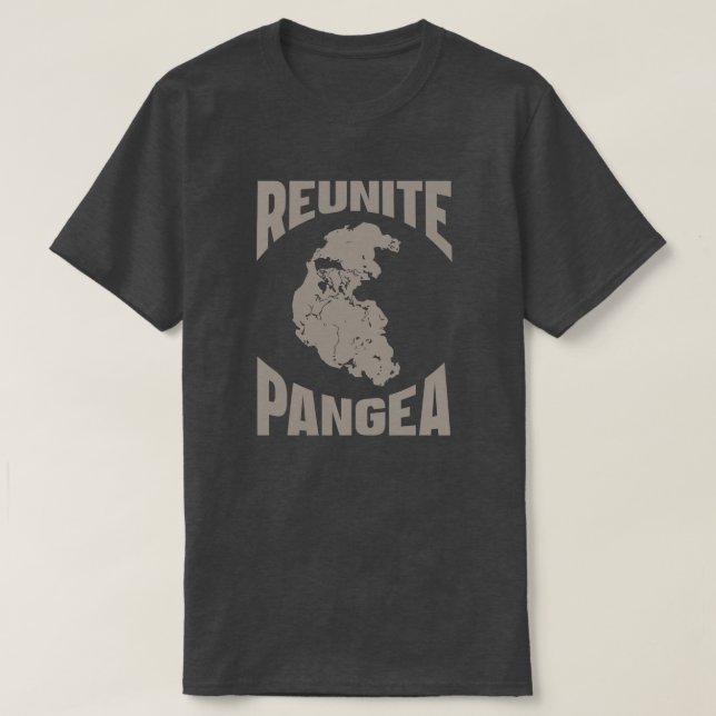 Camiseta Reunir Pangea Porque a Terra não é suficiente (Frente do Design)