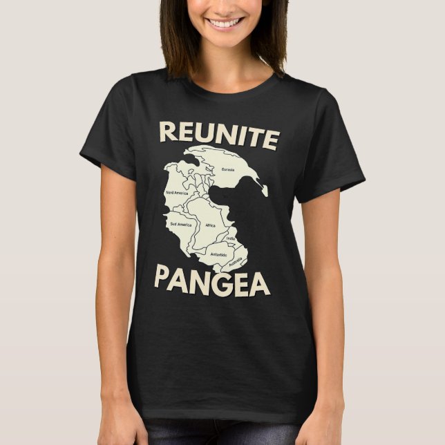 Camiseta Reunite Pangea Geologis (Frente)