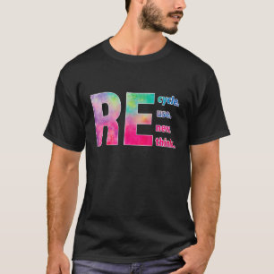 Camiseta Reutilização De reciclares Renovar Repensar Para R