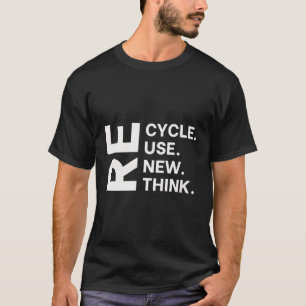 Camiseta Reutilização Do reciclar Renovar Repensar A Ação A