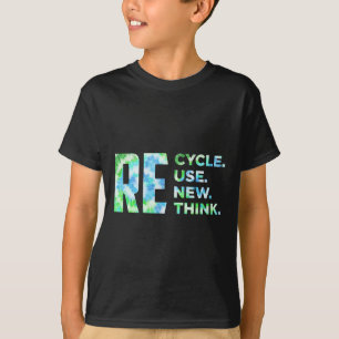 Camiseta Reutilização do reciclar Renovar Repensar Crise Am