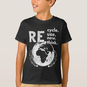 Camiseta Reutilização do reciclar Renovar Repensar o Ambien