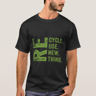 Camiseta Reutilização do reciclar Renovar Repensar o Ambien