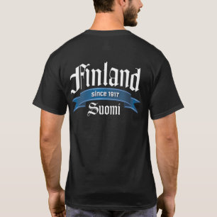 Camiseta Rev Para trás de Finlandia desde 1917