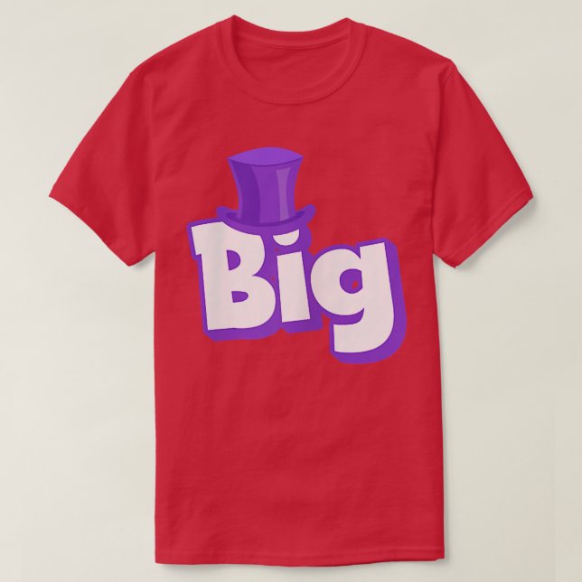Camiseta Revelação da IrmandadeBig, Little, G BigBarra de C (Frente do Design)