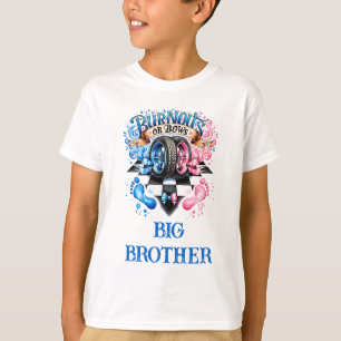 Camiseta Revelação de Gênero Burnouts ou Arcos Carro de Cor