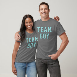 Camiseta Revelação de Gênero do Time Menino Azul Aqua no Ci