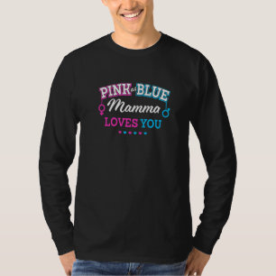 Camiseta Revelação de Gênero Mamãe Churrasco de Bebê Mamãe