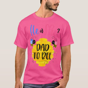 Camiseta Revelação de Gênero Qual Será Abelha Ele ou Ela Pa