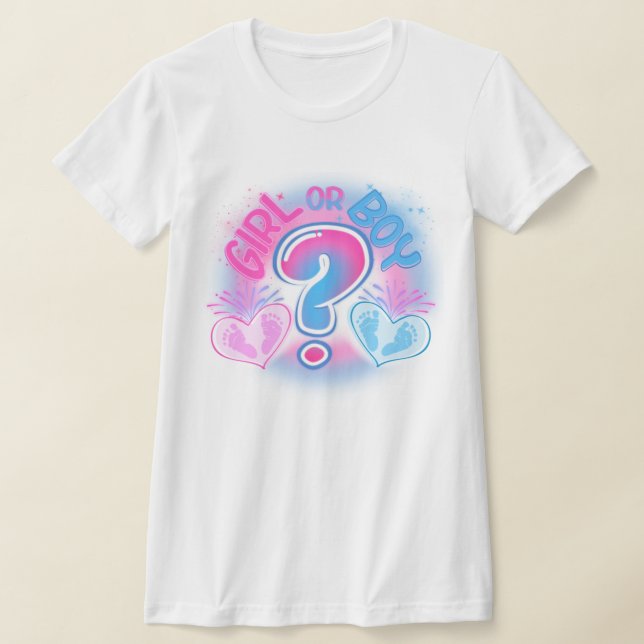 Camiseta Revelação de Menina ou Menino (Postura )