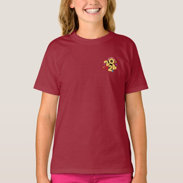 Camiseta Revelação do Ano Novo de 2024 | Crianças (Frente)