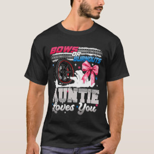 Camiseta Revelação do Gênero da Tia Ama Você Burnouts ou Ar