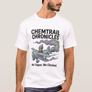 Camiseta Revelando a Conspiração: Crônicas de Chemtrail