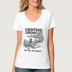 Camiseta Revelar a Conspiração: Crônicas de Chemtrail