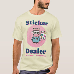 Camiseta Revendedor de Adesivos Enfermeira Pediátrica Diver