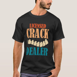 Camiseta Revendedor de Crack Licenciado Presente Engraçado
