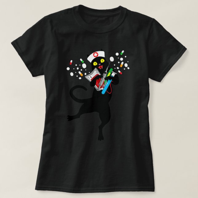 Camiseta Revendedor de Drogas Enfermeira Presente Flebotomi (Frente do Design)
