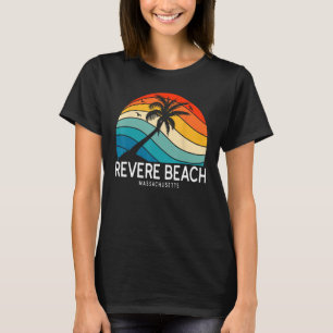 Camiseta Revere Beach Massachusetts Palm Tree Souveni