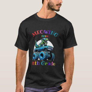 Camiseta Revertendo Em Dinossauro Da 11, De Volta À Escola