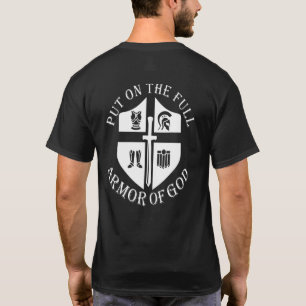 Camiseta Revestir-se com a Armadura Completa de Deus Cavale