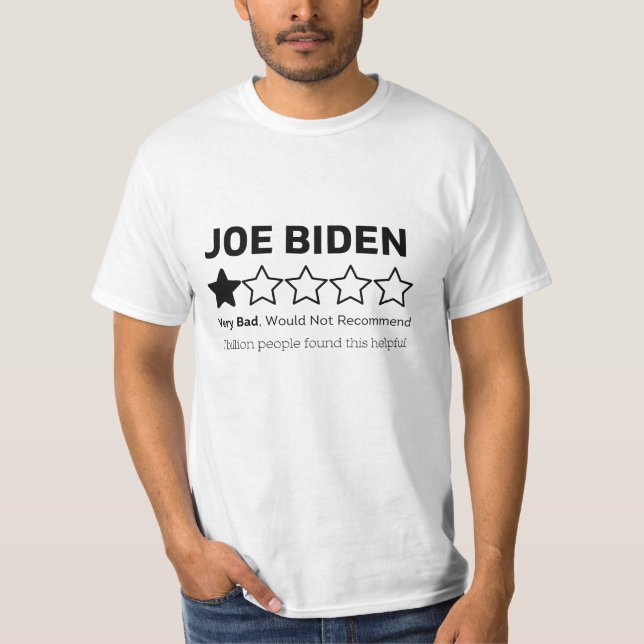 Camiseta Revisão da Classificação de Biden Harris 1 (Frente)